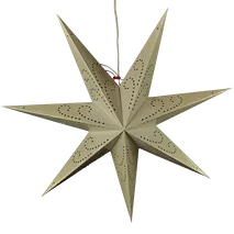 Christmas Decoration Folding Handmade 5- 7 Point Paper Star
