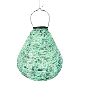 Outdoor Decoration Waterproof Printing Fabric Solar Lantern