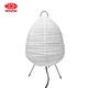 HKH Elegant Design Modern Decorative Table Fabric Table Lantern with Black Iron Foot
