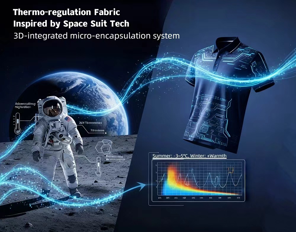 NASA-inspired Woolen Temperature Regulating Textile