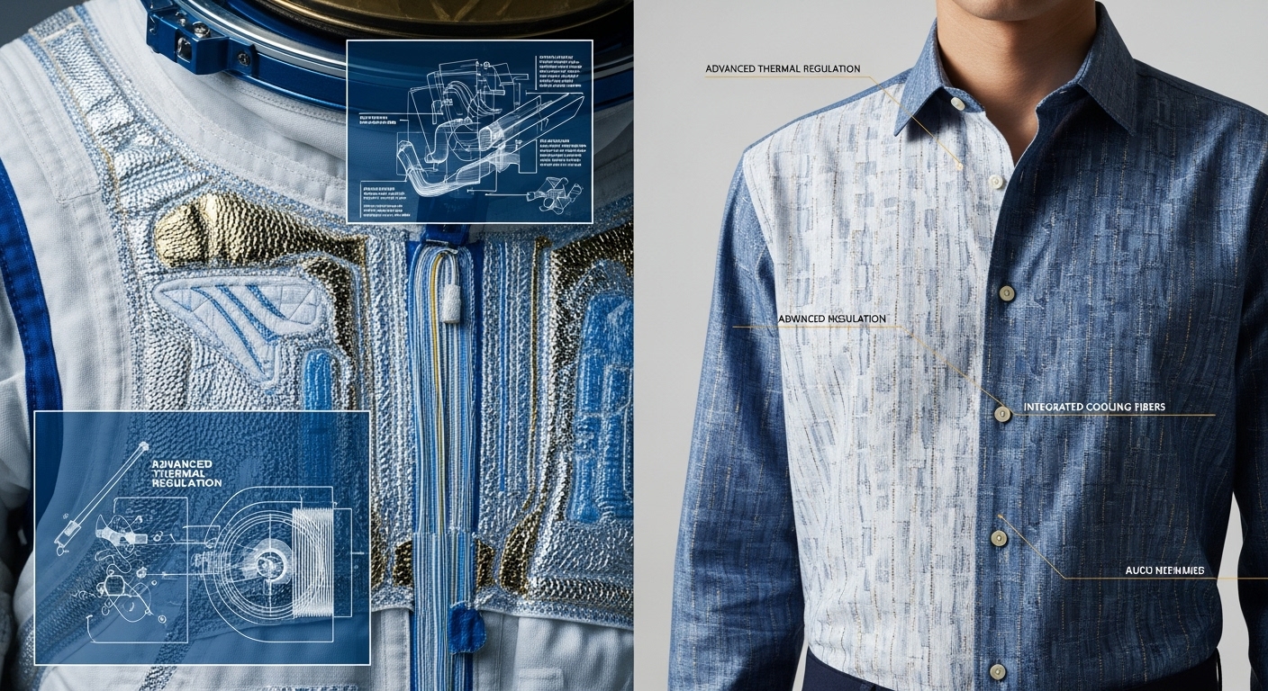 NASA-inspired thermoregulation fabric