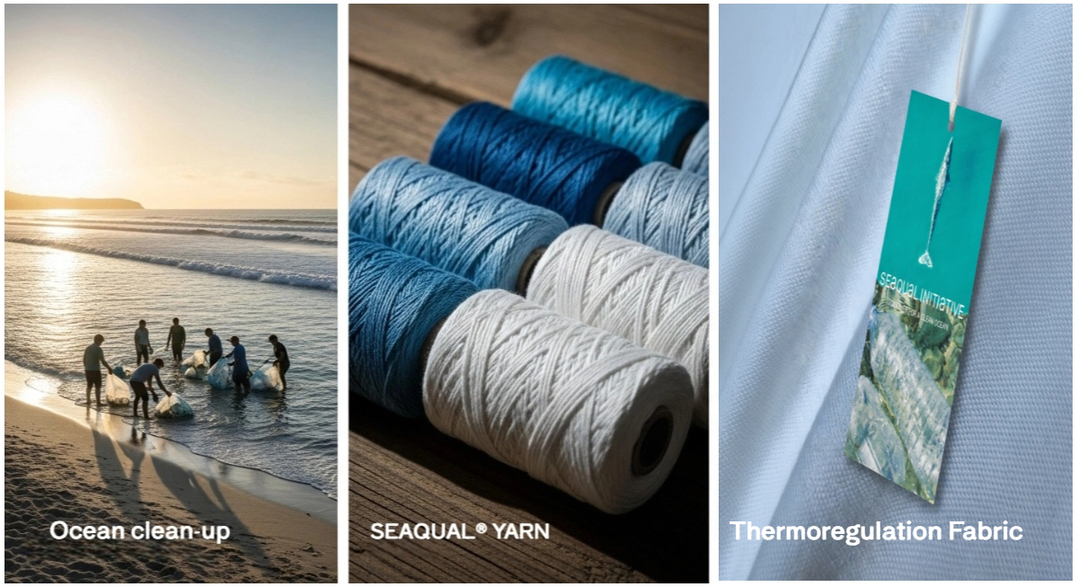 SEAQUAL® YARN Sustainable Phase Change Material