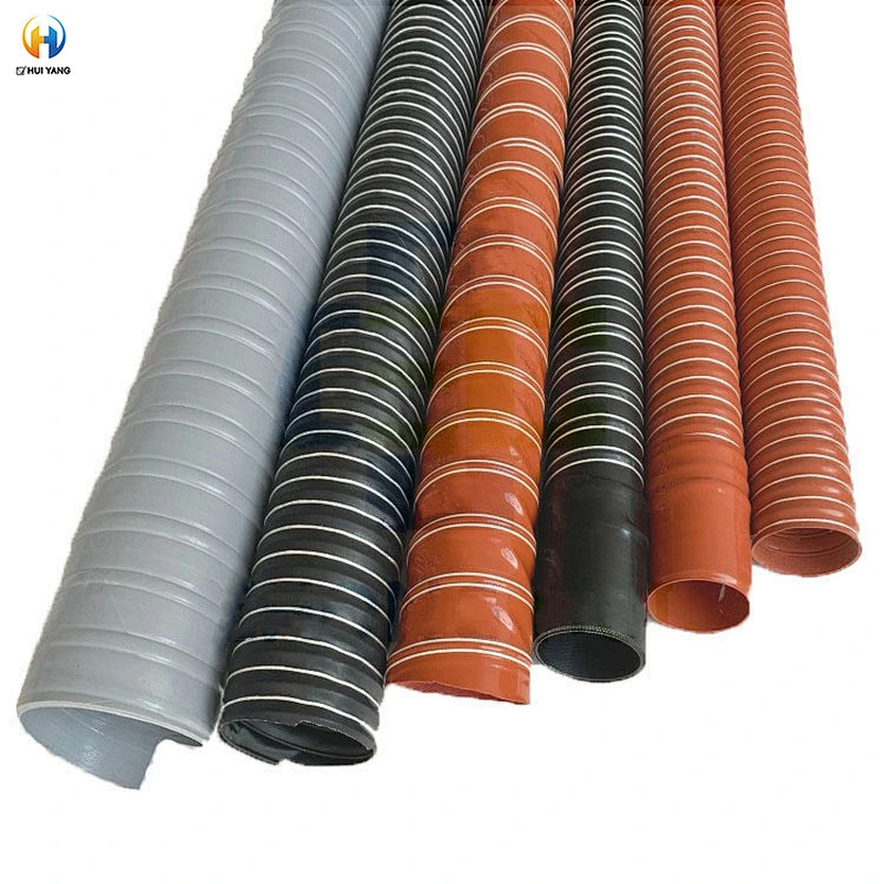 Many Colors Customized Silicone Air Duct, High Temperature Resistant Hose, 300 Degree Steel Wire Hose, Exhaust Pipe, Hot Air Pipe, Silicone Hose