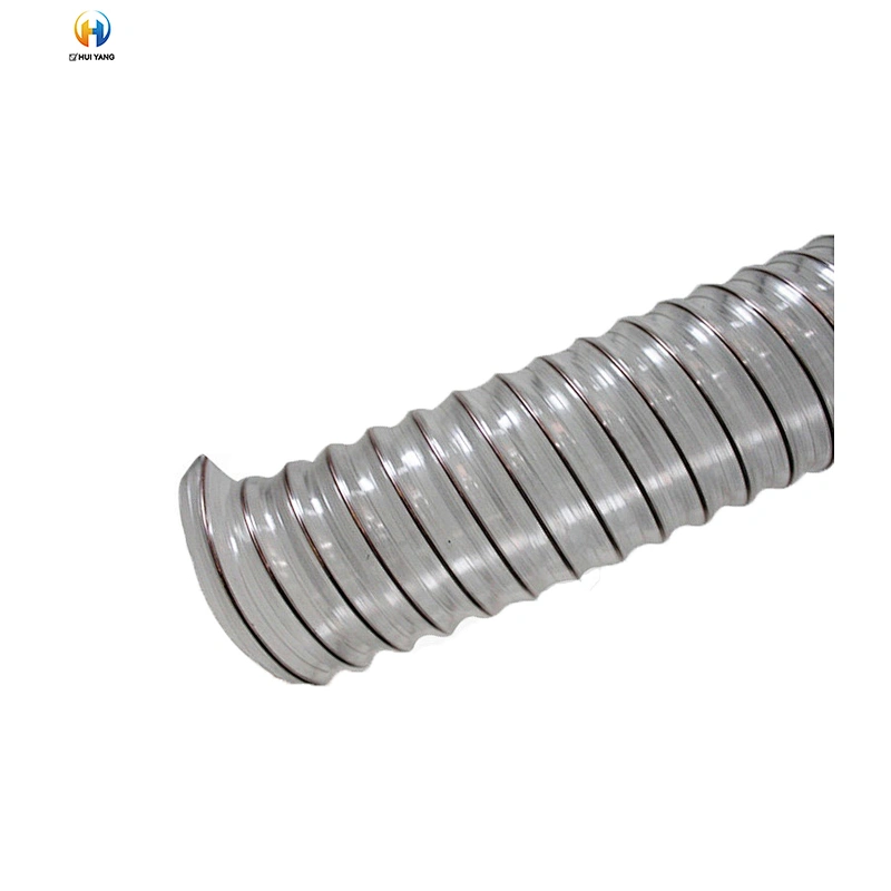 Spot Supply PU ,Polyurethane Air Duct Ventilation & Dust Suction Elastic Bellows Plastic Telescopic Hose