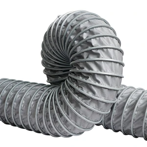 Manufacturers supply 400 degrees high temperature resistant air duct, fire-retardant smoke exhaust pipe, heat-resistant telescopic ventilation pipe