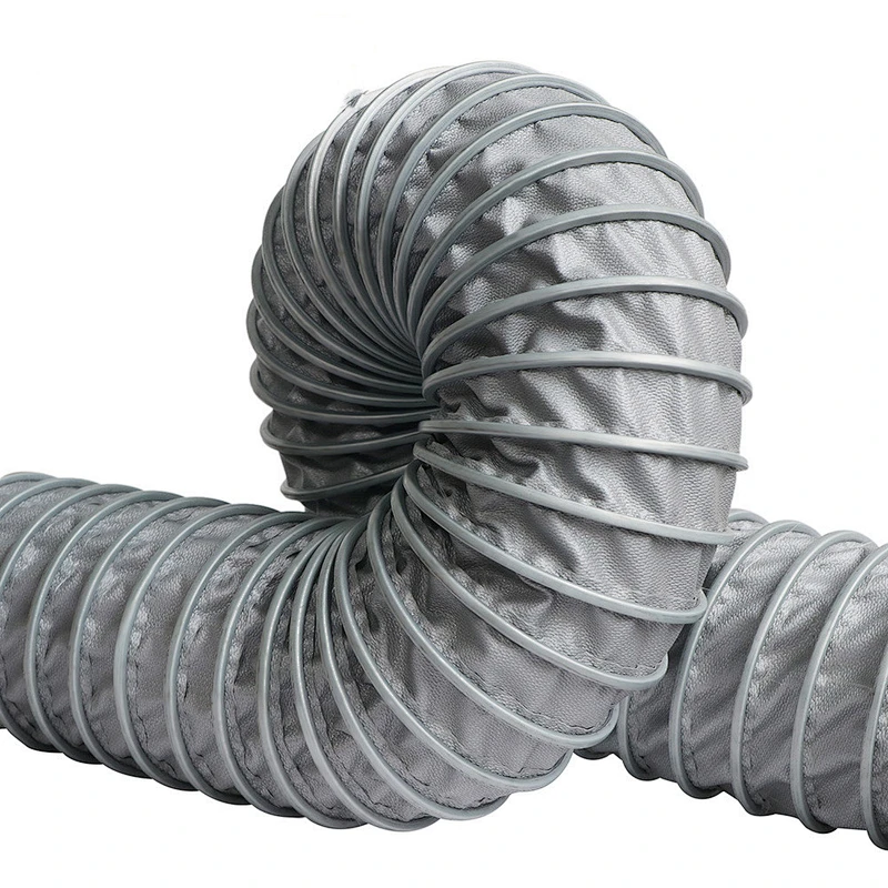 Manufacturers supply 400 degrees high temperature resistant air duct, fire-retardant smoke exhaust pipe, heat-resistant telescopic ventilation pipe