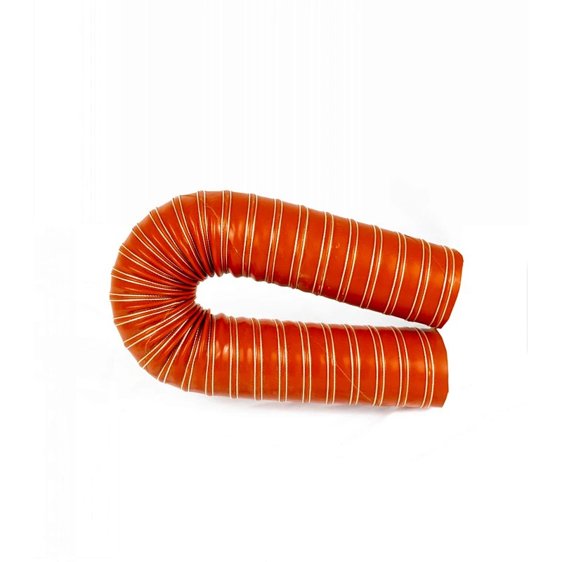Red Silicone Air Duct, High Temperature Resistant Hose, 300 Degree Steel Wire Hose, Exhaust Pipe, Hot Air Pipe, Silicone Hose