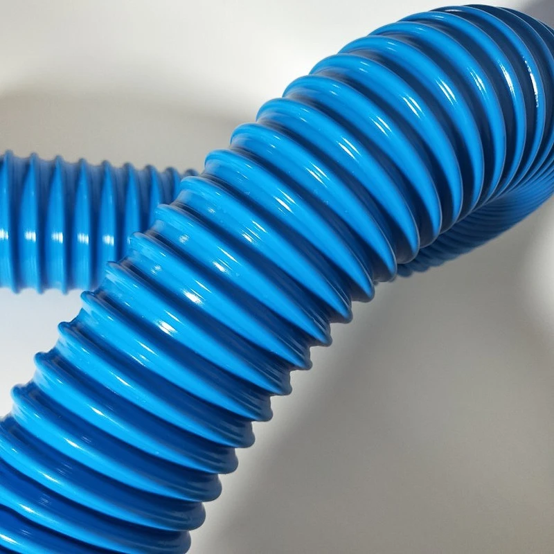 PVC Flexible Duct Hose Blue Grey Transparent Color  Air Duct Ventilation Duct