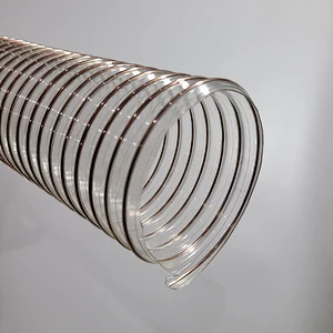 Spot Supply PU ,Polyurethane Air Duct Ventilation & Dust Suction Elastic Bellows Plastic Telescopic Hose