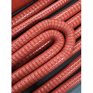 Many Colors Customized Silicone Air Duct, High Temperature Resistant Hose, 300 Degree Steel Wire Hose, Exhaust Pipe, Hot Air Pipe, Silicone Hose