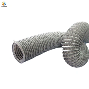 Manufacturers supply 400 degrees high temperature resistant air duct, fire-retardant smoke exhaust pipe, heat-resistant telescopic ventilation pipe