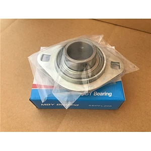 Flange pressed steel housing PFL206 chrome steel bearing SB206 pillow block bearing SBPFL206