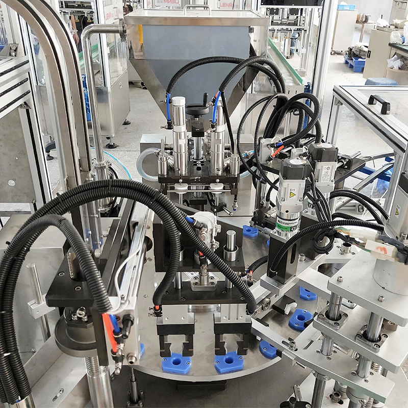 Full Automatic Cosmetic Cream/Lotion/Liquid/Serum/Syrup Filler and Capper Skin Care Product Small Volume Vial Bottle Filling Mac