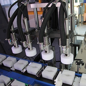 automatic double heads filling machine bb cream concealer filler machine line pan filling machine