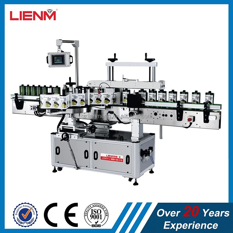 High Speed Double Side and Round Bottle Automatic Labeling Machine
