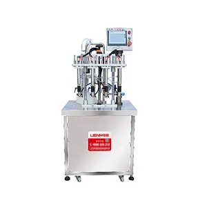 Explosion Proof 4 heads Semi automatic Filling Machine Perfume vacuum liquid filler equipment for glass bottles