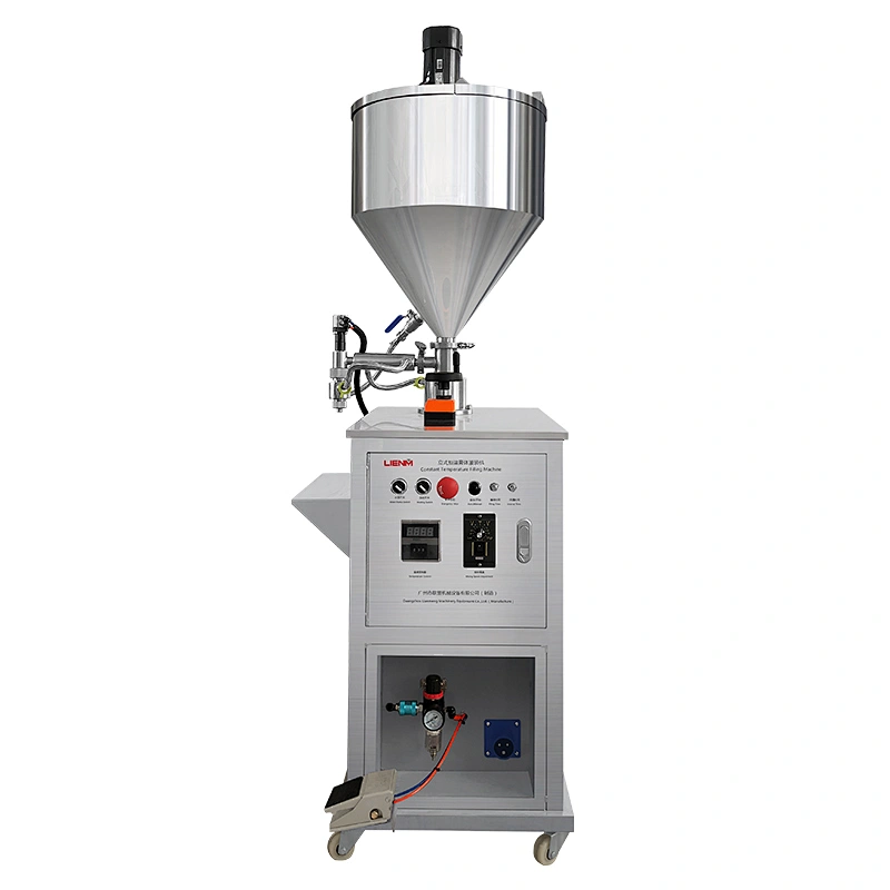 Heating Wax Filling Machine Pomade Stirring Mixing Hot Paste Filling Machine
