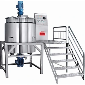 Electric heating and mixing chemical tank / shampoo mixer homogenizer vessel manufacturer plant