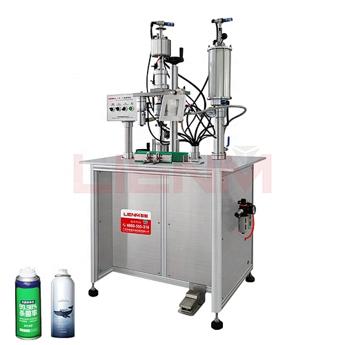 3 in 1 Aerosol Body Spray Filling Machine Air Freshener Can Sunscreen Spray Mist Filling Capping Machine