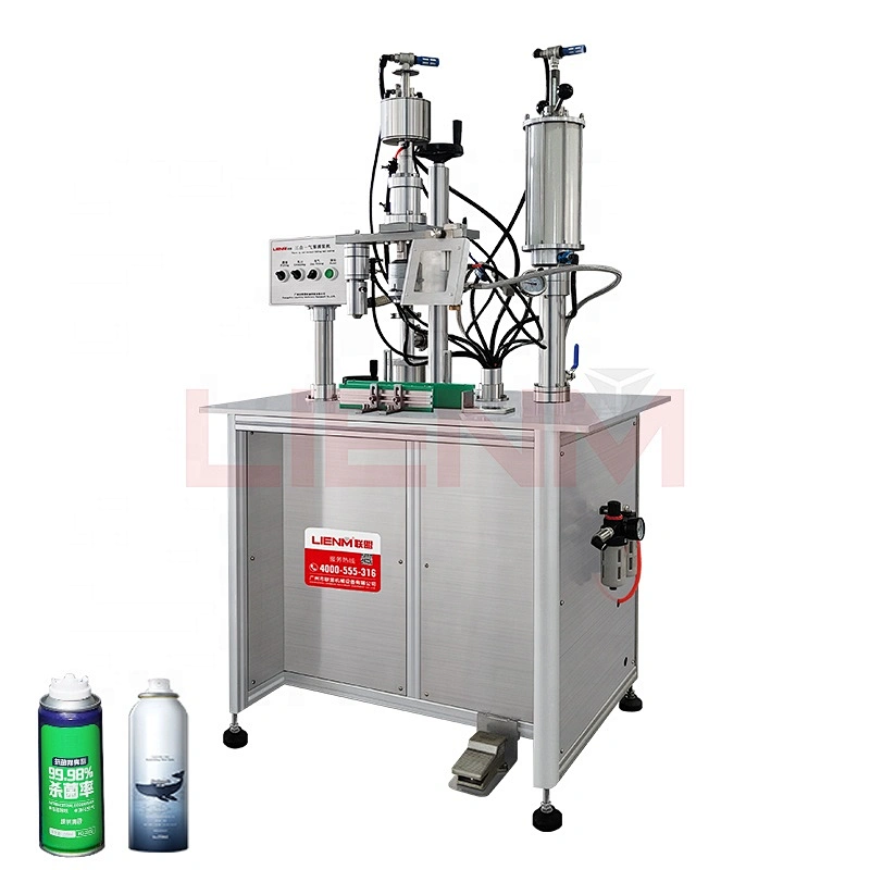 3 in 1 Aerosol Body Spray Filling Machine Air Freshener Can Sunscreen Spray Mist Filling Capping Machine