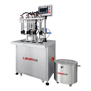 vacuum liquid filler four heads liquid filling machine negative pressure perfume filling machine