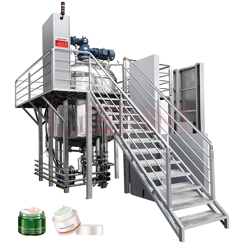 1000L Stainless Steel Body Lotion Liquid Soap Mixing Making Machine Production Line