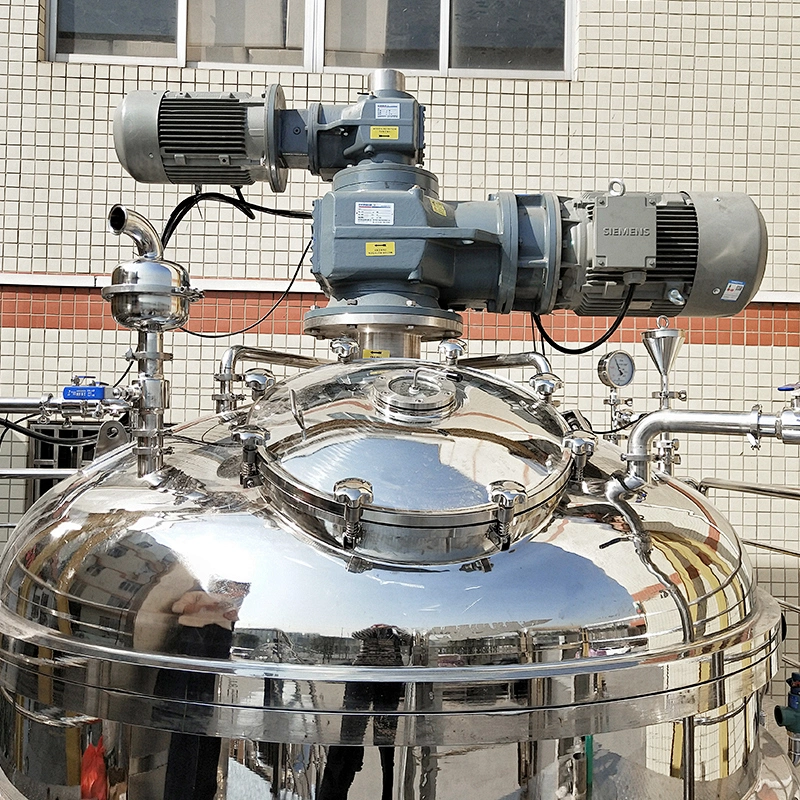 1000L Stainless Steel Body Lotion Liquid Soap Mixing Making Machine Production Line