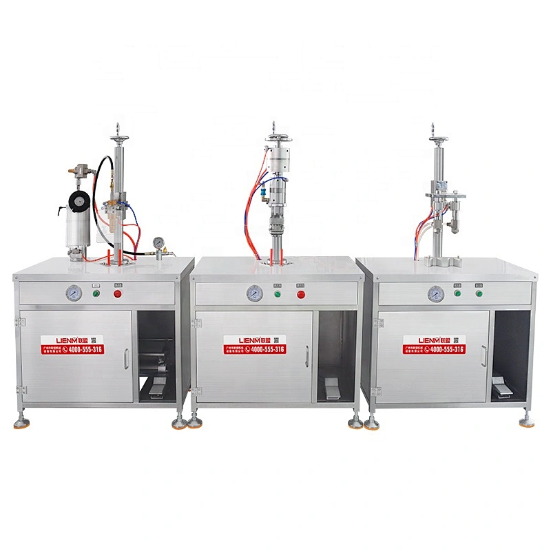 Fully Penumatic Filling Aerosol Car Air Freshener Making Machine for Making Deodorant Filling Machine