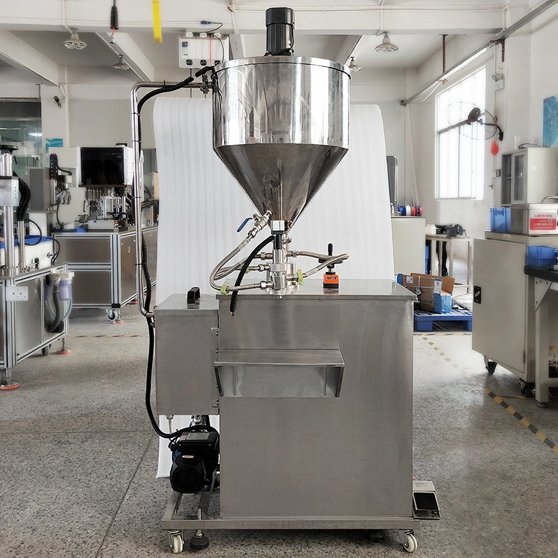 Heating Wax Filling Machine Pomade Stirring Mixing Hot Paste Filling Machine