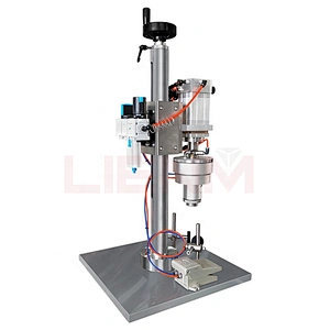 LIENM Pneumatic Crimper Crimping Machine Price Manual Sealer Semi Auto Crimp Machine for Perfume Bottles