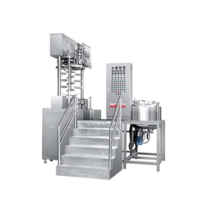 Intelligent PLC Control Cosmetic Vacuum Homogenizer Mixer Emulsifier