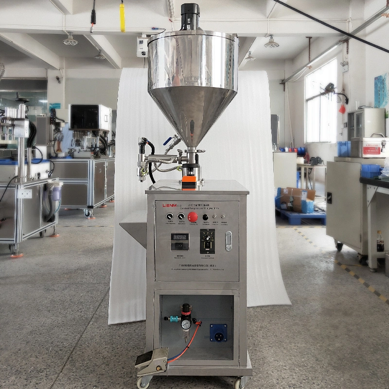 Heating Wax Filling Machine Pomade Stirring Mixing Hot Paste Filling Machine