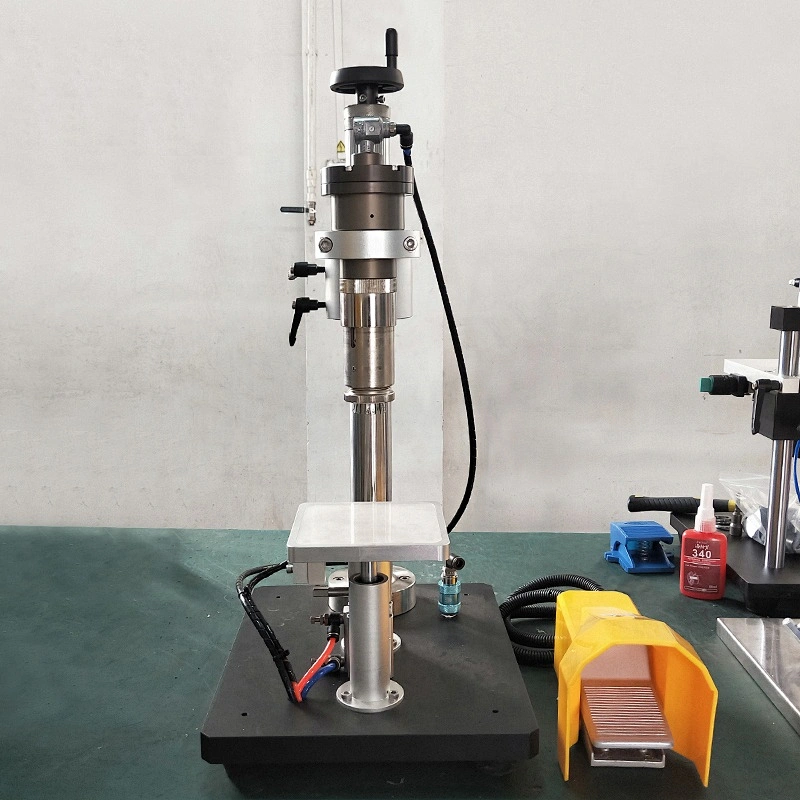 Easy Operate Pneumatic Crimper Perfume Hand Crimping Machine Price for Perfume Production Line