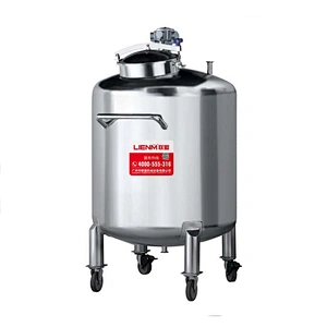 ISO9001 Standard Stainless Steel Moveable Perfume/Alcohol Mixer Tank