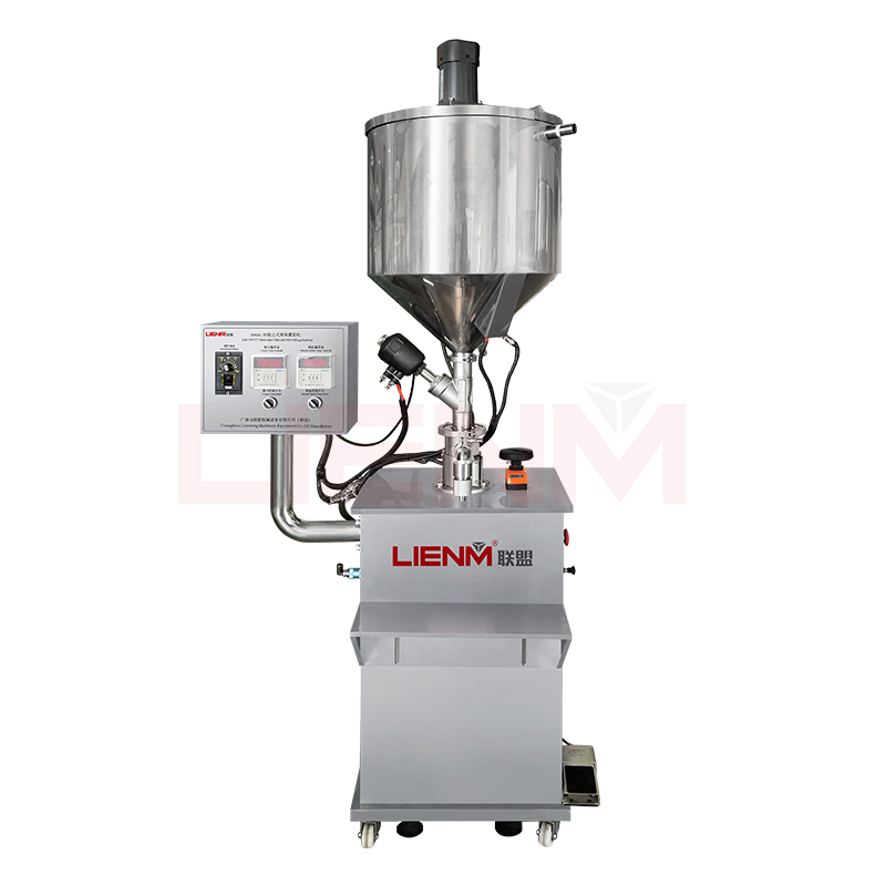Heating Wax Filling Machine Pomade Stirring Mixing Hot Paste Filling Machine