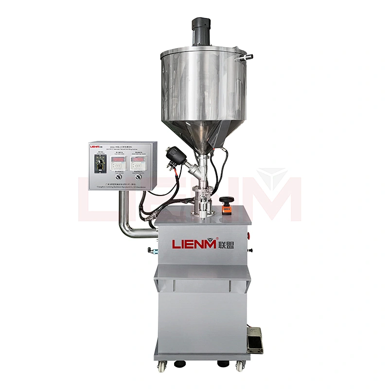 Heating Wax Filling Machine Pomade Stirring Mixing Hot Paste Filling Machine