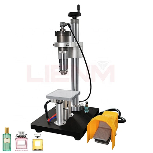 Easy Operate Pneumatic Crimper Perfume Hand Crimping Machine Price for Perfume Production Line