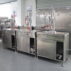 Fully Penumatic Filling Aerosol Car Air Freshener Making Machine for Making Deodorant Filling Machine