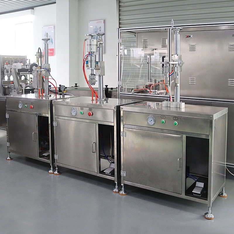 Fully Penumatic Filling Aerosol Car Air Freshener Making Machine for Making Deodorant Filling Machine