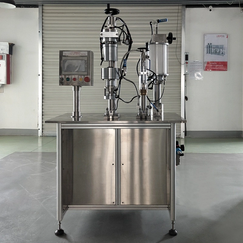 BOV Aerosol Valve Making Machine Spray Bottle Fill Crimping Machine Body Mist Filling Capping for Aerosol Can Production Line