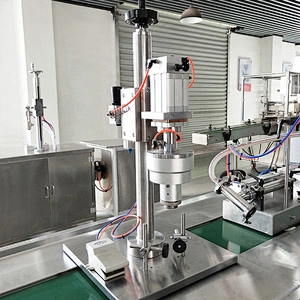 LIENM Pneumatic Crimper Crimping Machine Price Manual Sealer Semi Auto Crimp Machine for Perfume Bottles