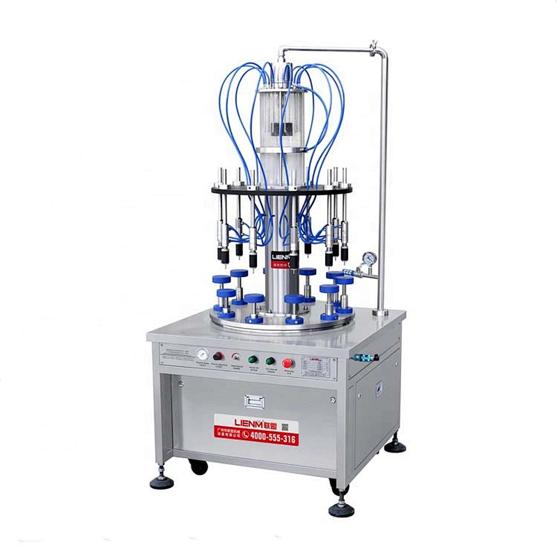 Explosion Proof 4 heads Semi automatic Filling Machine Perfume vacuum liquid filler equipment for glass bottles