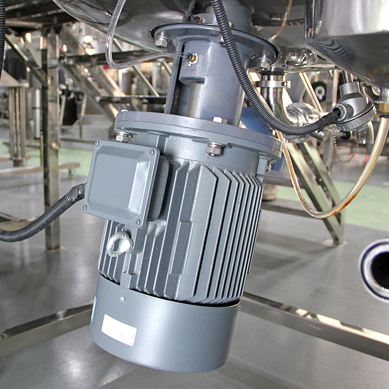 Electric heating and mixing chemical tank / shampoo mixer homogenizer vessel manufacturer plant