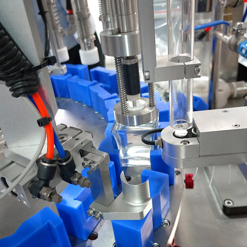 20ml 30ml 50ml Multi-function Automatic Perfume Filling Crimping Collaring Machine with Air Cleaning