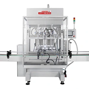 Automatic Servo Motor Piston Filling Machine Cosmetics Liquid Soap Shampoo Hand Sanitizer Filling Capping Labeling Machine