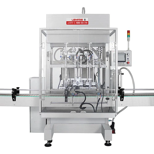 Automatic Servo Motor Piston Filling Machine Cosmetics Liquid Soap Shampoo Hand Sanitizer Filling Capping Labeling Machine
