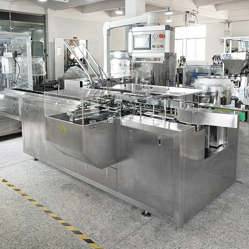 LIENM 2021 Trend Automatic Carton Folding Sealing Machine Cartoning Machinery Automat Carton Box Pack Machin for Production Line