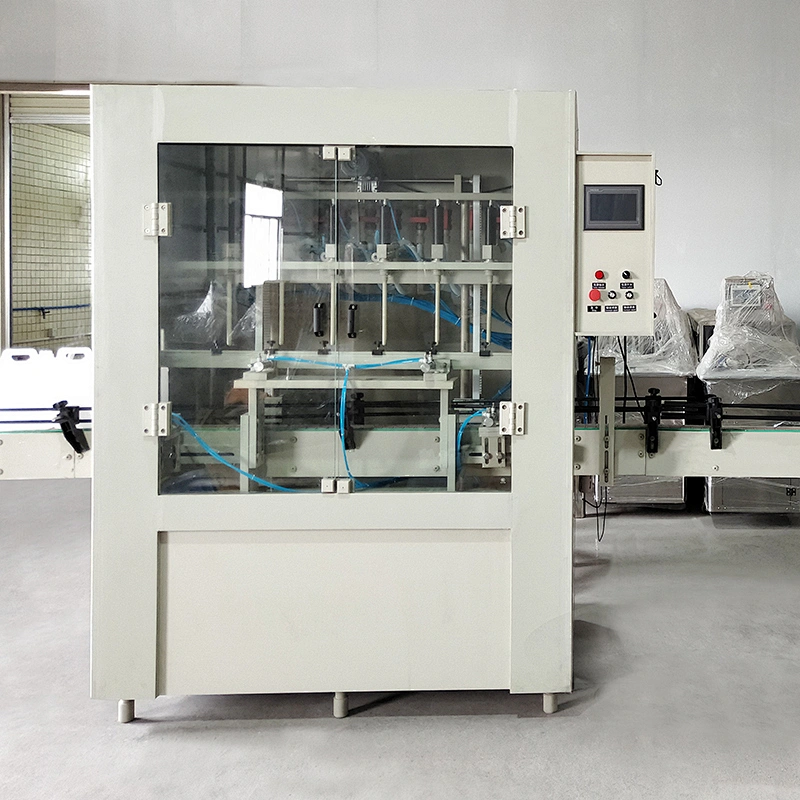 50ml-5000ml Corrosion Prevention Bleach Toilet Cleaner Double four six Heads Automatic Liquid Filling Machine