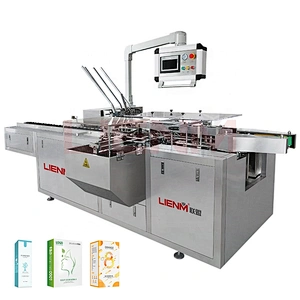 LIENM 2021 Trend Automatic Carton Folding Sealing Machine Cartoning Machinery Automat Carton Box Pack Machin for Production Line