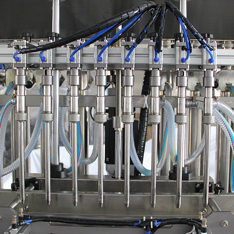 Automatic Servo Motor Piston Filling Machine Cosmetics Liquid Soap Shampoo Hand Sanitizer Filling Capping Labeling Machine